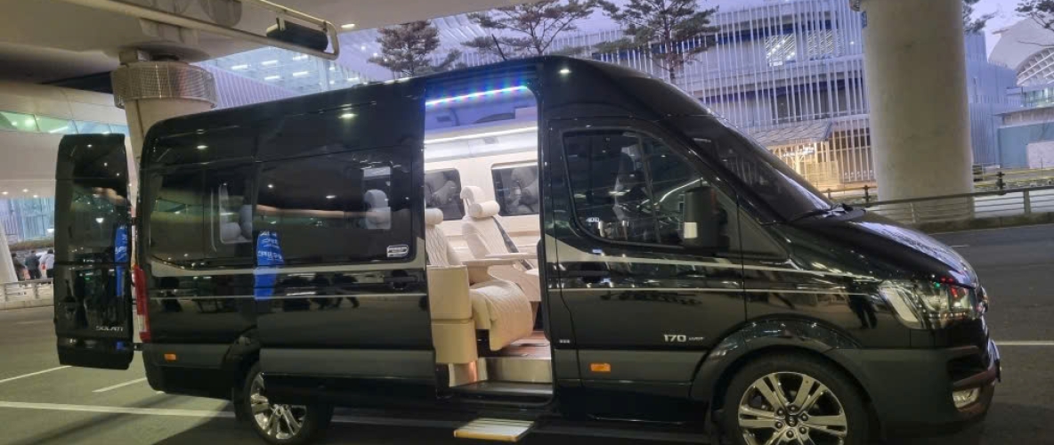 Cho thuê xe Limousine 9 chỗ tại Hàn Quốc